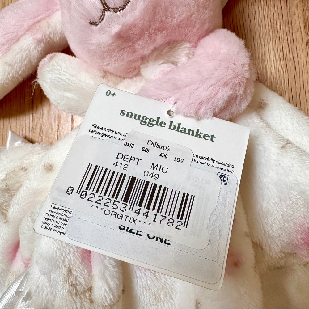 NEW 🐇 Bunny Rabbit Lovey Rattle - Picture 5 of 8